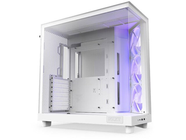 NZXT H6 Flow RGB Blanca Midi Tower sin Fuente 2xUSB 3.1 1xUSB-C Audio 3x120mm NZXT H6 Flow RGB Blanca Midi Tower sin Fuente 2xUSB 3.1 1xUSB-C Audio 3x120mm