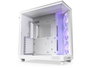 NZXT H6 Flow RGB Blanca Midi Tower sin Fuente 2xUSB 3.1 1xUSB-C Audio 3x120mm