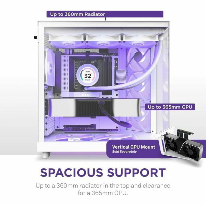 NZXT H6 Flow RGB Blanco