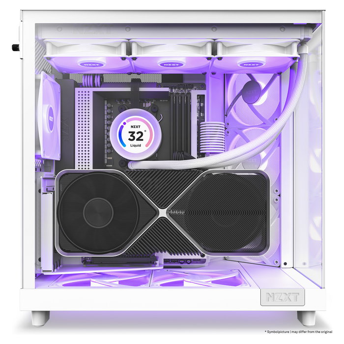 NZXT H6 Flow RGB Blanco