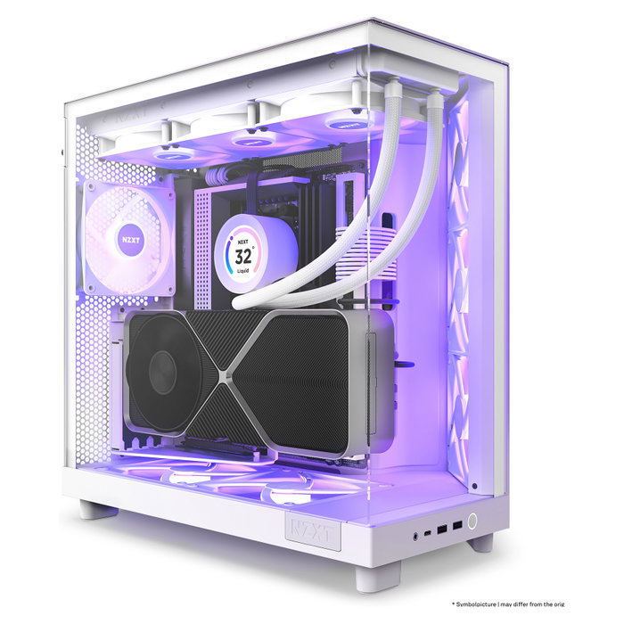 NZXT H6 Flow RGB Blanco
