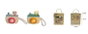 DKD Home Decor Juguete de Madera Cámara Surtido de 2