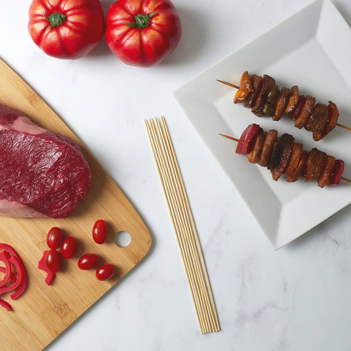 Cook Concept Juego De 100 Brochetas De Bambú Para Barbacoa, 30 cm