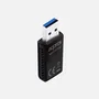 Approx APPUSB1800 Adaptador USB Wi-Fi 6 1800 Mbps Doble Banda (2.4GHz/5GHz), 802.11ax/ac/n/g/b, para Streaming y Gaming, Windows/Linux, Negro