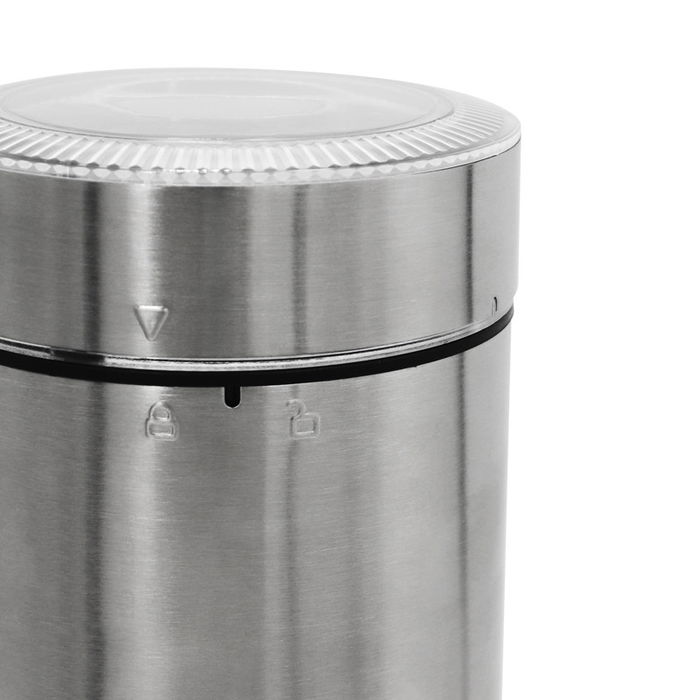 Thulos TH-MC40SS Molinillo de Café, Acero Inoxidable, Capacidad 40 g, 150 W, para Granos de Café y Especias