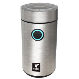 Thulos TH-MC40SS Molinillo de Café, Acero Inoxidable, Capacidad 40 g, 150 W, para Granos de Café y Especias