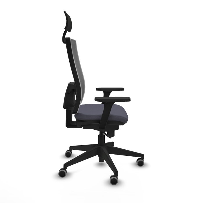 PIQUERAS Y CRESPO Silla de oficina Horna con Mecanismo Sincro, Gris