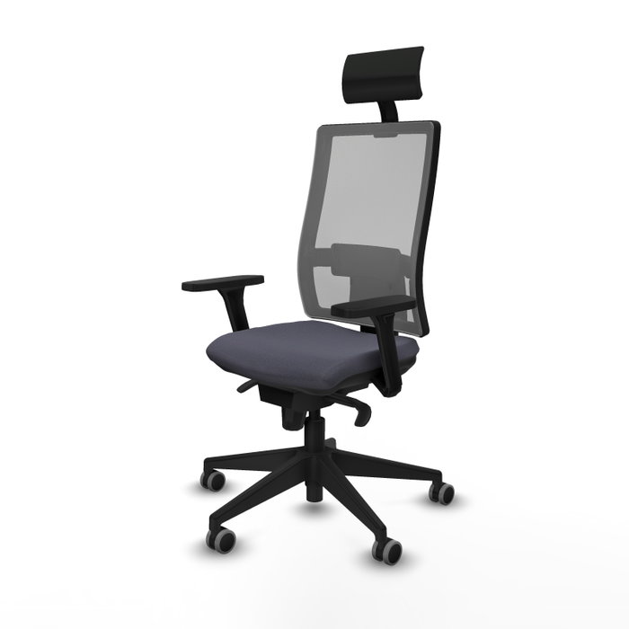 PIQUERAS Y CRESPO Silla de oficina Horna con Mecanismo Sincro, Gris