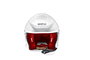 Sparco SBRH0005B0W090XL Casco Flux Rj-I 8859-24 Blanco Interior Rojo Talla XL