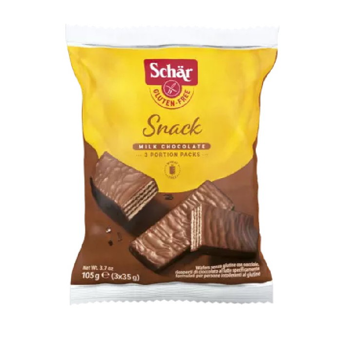 SCHAR Snack de Chocolate con Avellana sin Gluten 3 uds. SCHAR Snack de Chocolate con Avellana sin Gluten 3 uds.