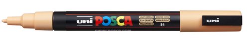 Posca Marcador PC-3M Punta Cónica 0,9-1,3 mm Naranja Claro Posca Marcador PC-3M Punta Cónica 0,9-1,3 mm Naranja Claro