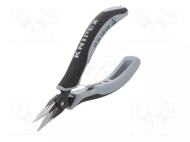 KNIPEX Alicates de punta semiredonda ESD 130 mm