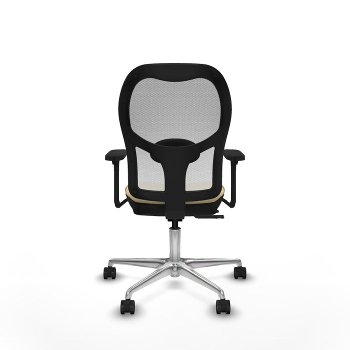 PIQUERAS Y CRESPO Silla de oficina Jorquera con mecanismo Sincro/Traslack Crema y Blanco PIQUERAS Y CRESPO Silla de oficina Jorquera con mecanismo Sincro/Traslack Crema y Blanco