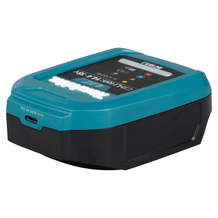 Makita DC18SJ Cargador USB-PD para Baterías LXT 14.4 V y 18 V Makita DC18SJ Cargador USB-PD para Baterías LXT 14.4 V y 18 V