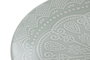 DKD Home Decor Set de 4 Platos de Gres Mandala 27x27 cm Verde Menta