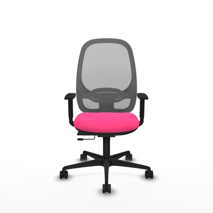 PIQUERAS Y CRESPO Silla de oficina Cilanco Rosa y Gris
