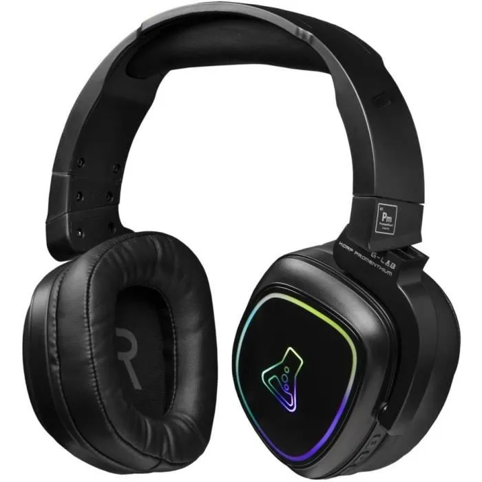 The G-Lab Auriculares Gaming KORP-PROMETHIUM Inalámbricos + Bluetooth Compatible PC PS4 XboxOne Negro The G-Lab Auriculares Gaming KORP-PROMETHIUM Inalámbricos + Bluetooth Compatible PC PS4 XboxOne Negro