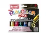 Playcolor Metallic One Témperas Sólidas en Barra, 6 Colores Metalizados Surtidos