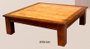 DKD Home Decor Mesa de Centro de Acacia 100x60x30 cm Negro y Natural