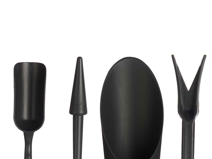 Ibergarden Set Herramientas Jardín Plástico 6x16.5x5 cm (Set de 24)