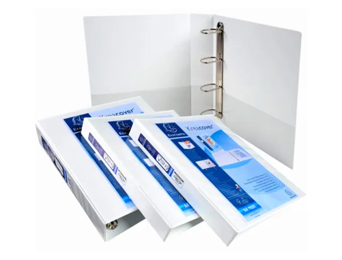 Exacompta Carpeta Canguro 4 Anillas 16 mm DIN A4+ Polipropileno Personalizable con 3 Bolsillos Exacompta Carpeta Canguro 4 Anillas 16 mm DIN A4+ Polipropileno Personalizable con 3 Bolsillos