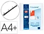 Exacompta Carpeta Canguro 4 Anillas 16 mm DIN A4+ Polipropileno Personalizable con 3 Bolsillos Exacompta Carpeta Canguro 4 Anillas 16 mm DIN A4+ Polipropileno Personalizable con 3 Bolsillos