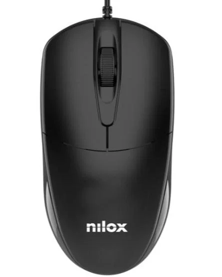 Nilox Ratón Óptico MOUSB1011 Negro Nilox Ratón Óptico MOUSB1011 Negro