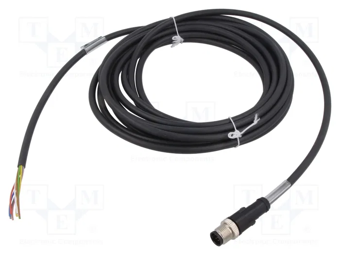 LAPP Cable para Sensores UNITRONIC SENSOR M12, 8 pines, M12 macho, 5m LAPP Cable para Sensores UNITRONIC SENSOR M12, 8 pines, M12 macho, 5m