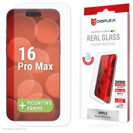 Displex Protector de pantalla de vidrio templado para iPhone 16 Pro Max