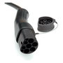 ROLINE 19080027 Cable de Carga EV Tipo 2-3 Fases 22 kW 32 A 480 V 7,5 m IP54 IP65 Negro con Funda de Transporte
