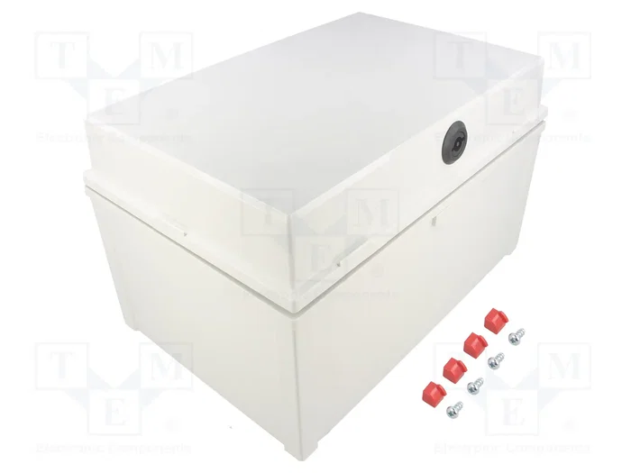 FIBOX Carcasa de pared CAB de policarbonato gris FIBOX Carcasa de pared CAB de policarbonato gris