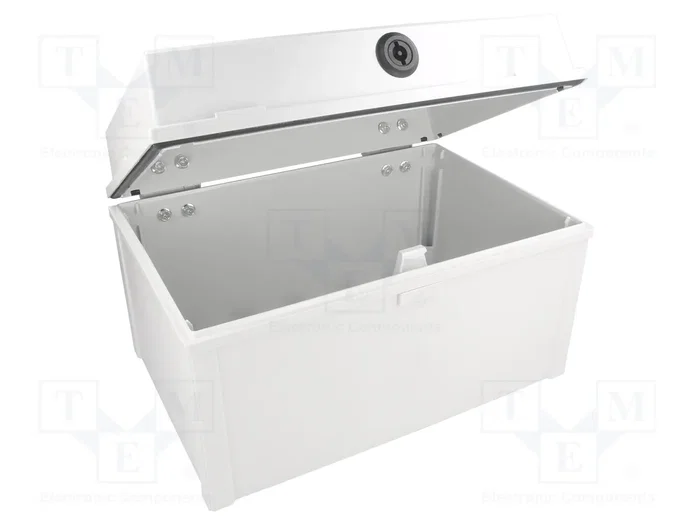 FIBOX Carcasa de pared CAB de policarbonato gris FIBOX Carcasa de pared CAB de policarbonato gris