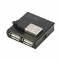 Digitus Hub 4 puertos USB 2.0 DA-70217 Negro