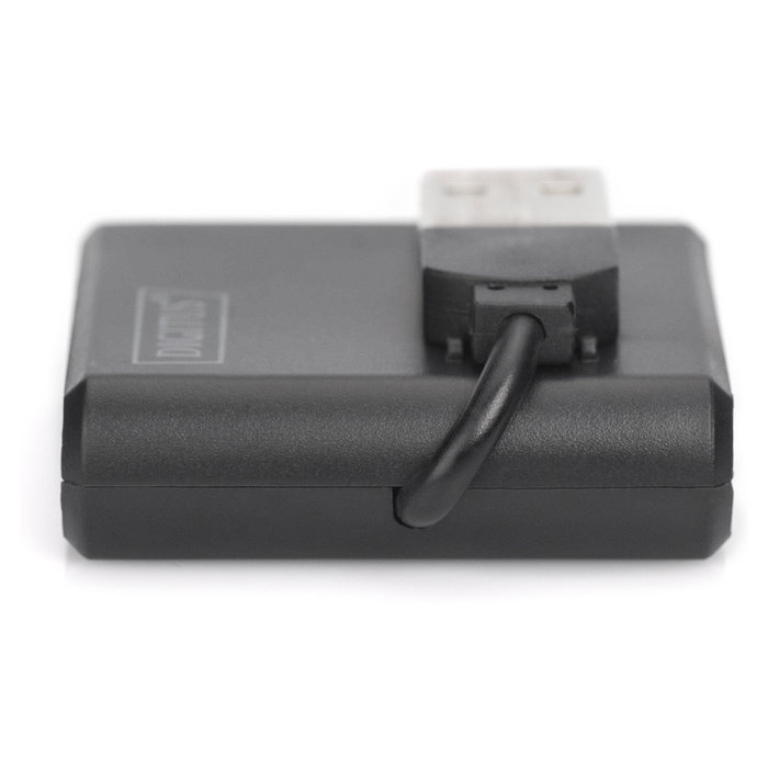 Digitus Hub USB 2.0 de 4 Puertos, Negro Digitus Hub USB 2.0 de 4 Puertos, Negro