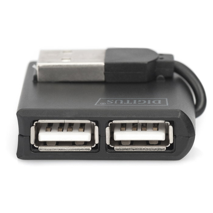 Digitus Hub USB 2.0 de 4 Puertos, Negro Digitus Hub USB 2.0 de 4 Puertos, Negro