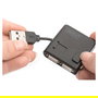 Digitus Hub USB 2.0 de 4 Puertos, Negro