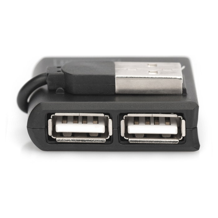 Digitus Hub USB 2.0 de 4 Puertos, Negro Digitus Hub USB 2.0 de 4 Puertos, Negro