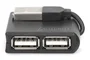 Digitus Hub USB 2.0 de 4 puertos DA-70217 Negro