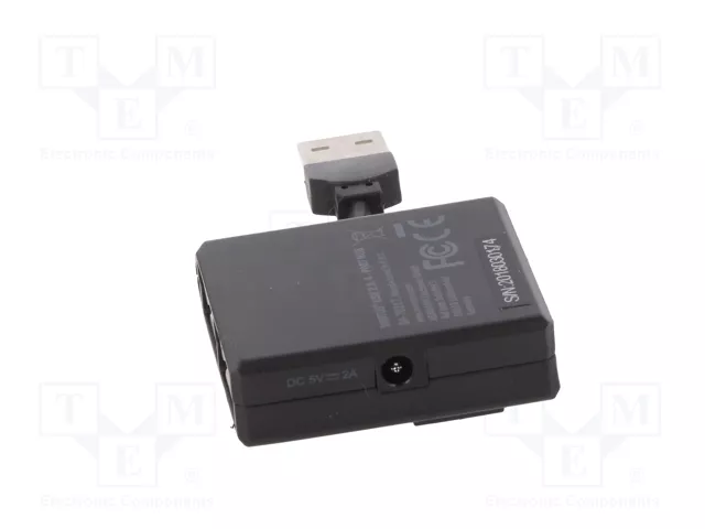 Digitus Hub USB 2.0 de 4 puertos DA-70217 Negro