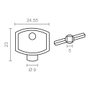 Edm Llave para purgar radiador LLV06 niquelada