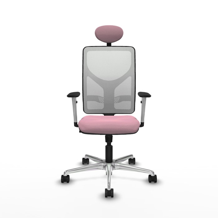 PIQUERAS Y CRESPO Silla de oficina Motilla con Mecanismo Sincro Rosa y Blanca PIQUERAS Y CRESPO Silla de oficina Motilla con Mecanismo Sincro Rosa y Blanca