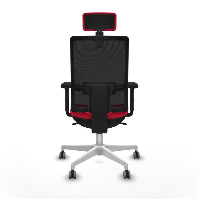 PIQUERAS Y CRESPO Silla de oficina Horna Rojo/Negro con mecanismo Sincro PIQUERAS Y CRESPO Silla de oficina Horna Rojo/Negro con mecanismo Sincro