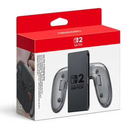 Nintendo Base de Carga Joy-Con 2 Charging Grip para Nintendo Switch 2 con Carga Simultánea USB Type-C, Mando Tradicional Ergonómico para Sesiones Prolongadas