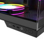 Modecom Volcano Panorama Apex ARGB 5F Midi Tower Negro - Para gaming, 2x USB 3.0, USB-C, ATX/ Micro ATX/ ITX