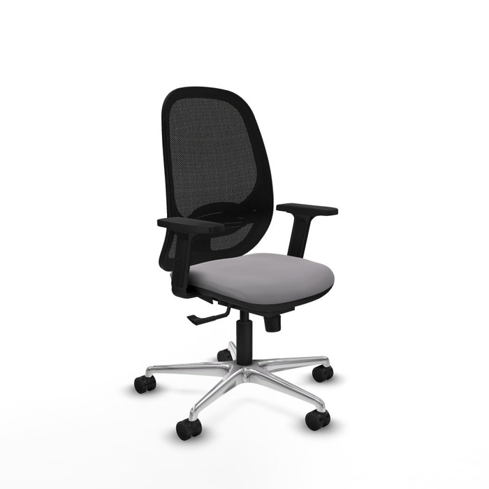 PIQUERAS Y CRESPO Silla de oficina Cilanco con mecanismo Sincro, Gris y Negro PIQUERAS Y CRESPO Silla de oficina Cilanco con mecanismo Sincro, Gris y Negro