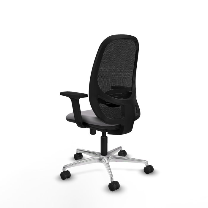 PIQUERAS Y CRESPO Silla de oficina Cilanco con mecanismo Sincro, Gris y Negro PIQUERAS Y CRESPO Silla de oficina Cilanco con mecanismo Sincro, Gris y Negro