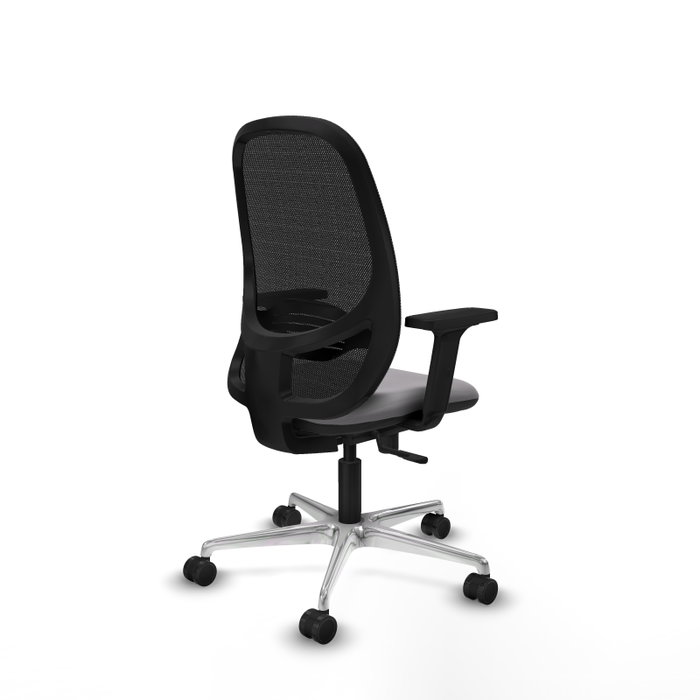 PIQUERAS Y CRESPO Silla de oficina Cilanco con mecanismo Sincro, Gris y Negro PIQUERAS Y CRESPO Silla de oficina Cilanco con mecanismo Sincro, Gris y Negro