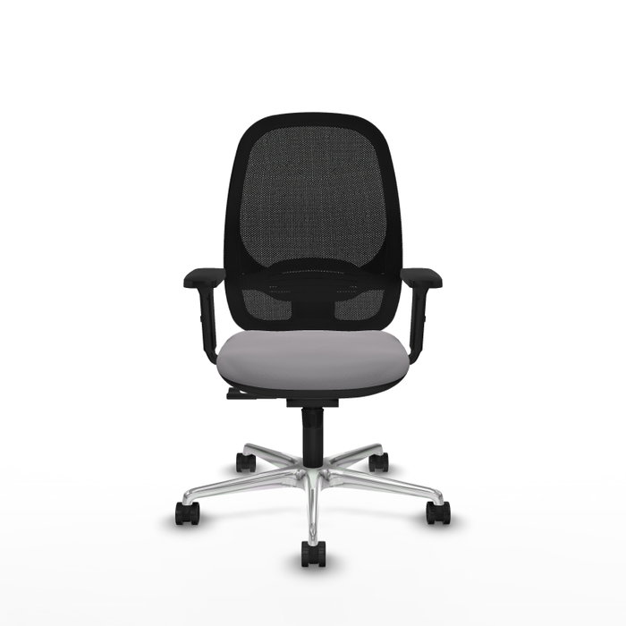 PIQUERAS Y CRESPO Silla de oficina Cilanco con mecanismo Sincro, Gris y Negro PIQUERAS Y CRESPO Silla de oficina Cilanco con mecanismo Sincro, Gris y Negro
