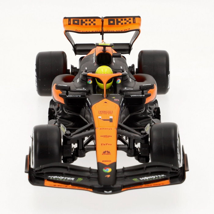 Maisto Coche Radio Control McLaren MCL38 F1 2024 Escala 1:24 2.4GHz Maisto Coche Radio Control McLaren MCL38 F1 2024 Escala 1:24 2.4GHz