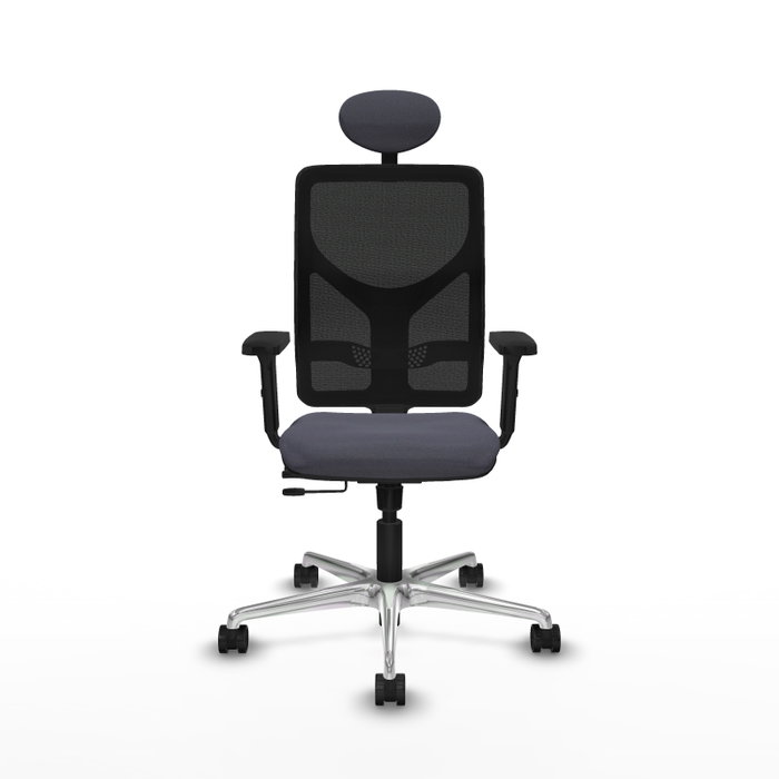 PIQUERAS Y CRESPO Silla de oficina Motilla con mecanismo Sincro/Traslack Gris oscuro y Negro PIQUERAS Y CRESPO Silla de oficina Motilla con mecanismo Sincro/Traslack Gris oscuro y Negro